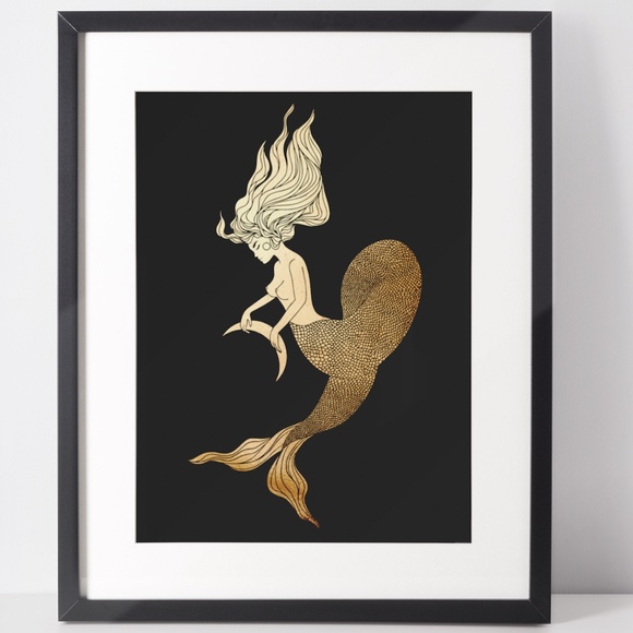 Other - Pisces Wall Art Celestial Zodiac Print Poster Unframed